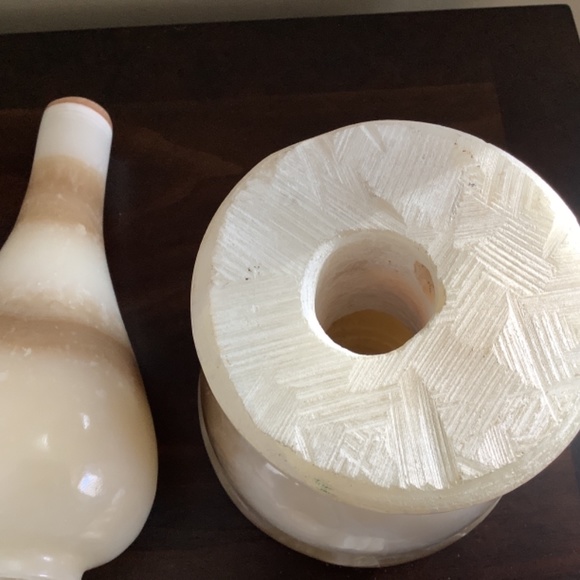 Onyx lamp vintage stone lamp - Picture 8 of 10